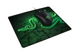 Razer Goliathus Control (Small) Gaming Mouse Pad: Medium Friction Mat - Anti-Slip Rubber Base - Portable Cloth Design - Anti-Fraying Stitched Frame - Fissure