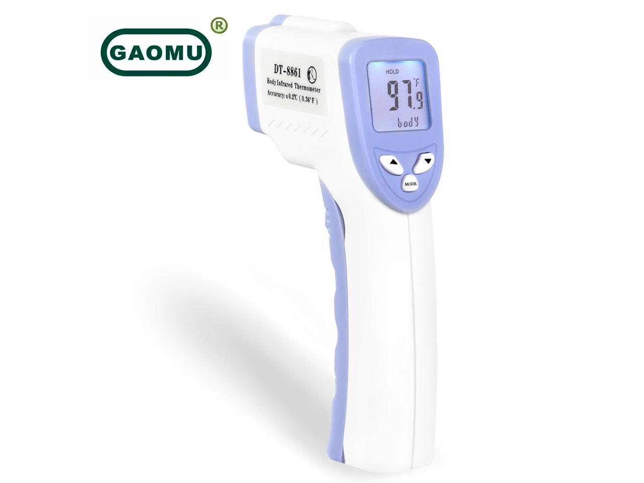 Leoboone Non-Contact Body Infrared Forehead Digital Thermometer Instant Reading with Large LCD Display for Home Measurement Helper 