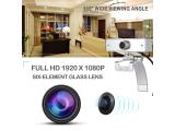 2MP Webcam 1080P, GUCEE HD92 Full HD Web Camera 110 Degree Wide Angle Crystal Clear Video with Noise Cancelling Mic, Skype Webcam for PC, Mac, Laptop, Notebook, Compatible with Windows 10, 8, 7, XP