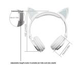 CORN CL107 Cartoon Cat LED Light Headset, Noise-Reduction,Wide Compatability for Different Devices