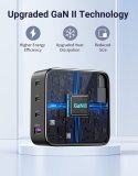 Corn 100W USB C Charger, Nexode 4 Ports GaN PD Fast Wall Charger Power Adapter Compatible with MacBook Pro, iPad, iPhone 14 Pro Max, Galaxy S22, Steam Deck, Dell XPS, Google Pixelbook, ThinkPad