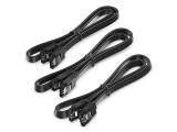 CORN SATA Cable III 10 Pack 6Gbps Straight HDD SDD Data Cable with Locking Latch 16 Inch(40cm) for SATA HDD, SSD, CD Driver, CD Writer