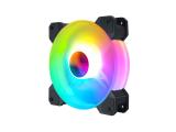 CORN 5-Pack 120mm silent RGB Fans for PC Case, RGB Case Fan with Fan Hubs, RGB 5v 3-pin Motherboard Sync,ASUS Aura,Msi,GIGABYTE Sync