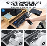 Air Duster for Computer Keyboard Cleaning - Cordless, Rechargeable 6000mAh Battery,Powerful Brushless Motor and 10W Fast Charging Air Duster Compressed Air