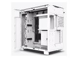 NZXT H9 Elite ATX Mid Tower PC Gaming Case - Front I/O USB Type-C Port - All transparent Tempered Glass Panel , Premium Dual-Chamber, Fans Pre-Installed - White