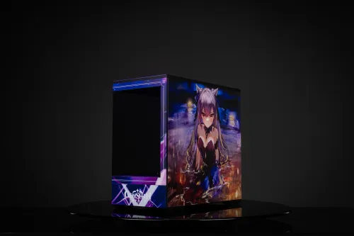 < Genshin Impact-Keqing > Customized Aigo Micro-ATX ITX Cpmputer Case, 6 Sides + 2 Light Panels Could Be Customized with HD Images