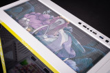 < Pokemon >Aigo YOGO K1 Glass E-ATX/Micro ATX/Mini ITX Computer Case, 4 Sides + 3 Light Panels Could Be Customized with HD Images