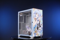 < Usada Pekora >Aigo YOGO K1 Glass E-ATX/Micro ATX/Mini ITX Computer Case, 4 Sides + 3 Light Panels Could Be Customized with HD Images