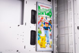 < Pokemon >Aigo YOGO K1 Glass E-ATX/Micro ATX/Mini ITX Computer Case, 4 Sides + 3 Light Panels Could Be Customized with HD Images