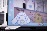 < Kuromi >Aigo YOGO K1 Glass E-ATX/Micro ATX/Mini ITX Computer Case, 4 Sides + 3 Light Panels Could Be Customized with HD Images