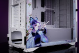 < Demon Slayer - Kochou Shinobu >Aigo YOGO K1 Glass E-ATX/Micro ATX/Mini ITX Computer Case, 4 Sides + 3 Light Panels Could Be Customized with HD Images