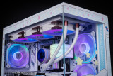 < Cinnamoroll > Customized Aigo Micro-ATX ITX Cpmputer Case, 6 Sides + 2 Light Panels Could Be Customized with HD Images