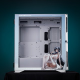< Azur Lane - Taihou >Aigo YOGO K1 Glass E-ATX/Micro ATX/Mini ITX Computer Case, 4 Sides + 3 Light Panels Could Be Customized with HD Images