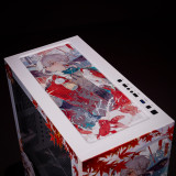 < Genshin Impact - Kaedehara Kazuha >Aigo YOGO K1 Glass E-ATX/Micro ATX/Mini ITX Computer Case, 4 Sides + 3 Light Panels Could Be Customized with HD Images