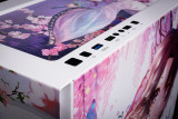 < Demon Slayer - Kochou Shinobu >Aigo YOGO K1 Glass E-ATX/Micro ATX/Mini ITX Computer Case, 4 Sides + 3 Light Panels Could Be Customized with HD Images