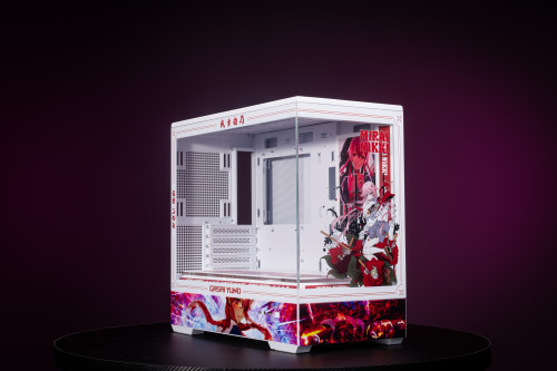 < Yuno Gasai > Customized Aigo Micro-ATX ITX Cpmputer Case, 6 Sides + 2 Light Panels Could Be Customized with HD Images
