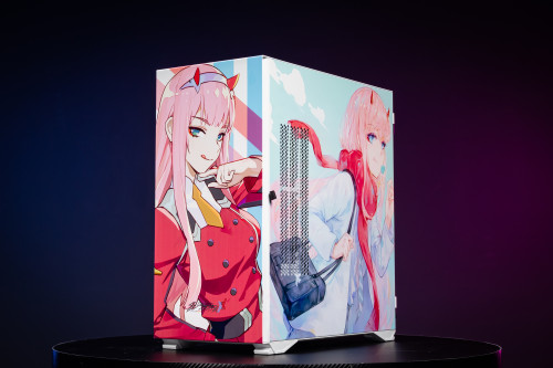 < DARLING in the FRANXX 02 >Aigo YOGO K1 Glass E-ATX/Micro ATX/Mini ITX Computer Case, 4 Sides + 3 Light Panels Could Be Customized with HD Images