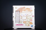 < Kuromi >Aigo YOGO K1 Glass E-ATX/Micro ATX/Mini ITX Computer Case, 4 Sides + 3 Light Panels Could Be Customized with HD Images