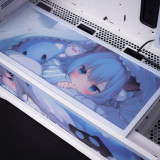 < Nekoha Shizuku >Aigo YOGO K1 Glass E-ATX/Micro ATX/Mini ITX Computer Case, 4 Sides + 3 Light Panels Could Be Customized with HD Images