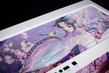 < Demon Slayer - Kochou Shinobu >Aigo YOGO K1 Glass E-ATX/Micro ATX/Mini ITX Computer Case, 4 Sides + 3 Light Panels Could Be Customized with HD Images
