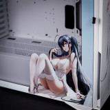 < Azur Lane - Taihou >Aigo YOGO K1 Glass E-ATX/Micro ATX/Mini ITX Computer Case, 4 Sides + 3 Light Panels Could Be Customized with HD Images