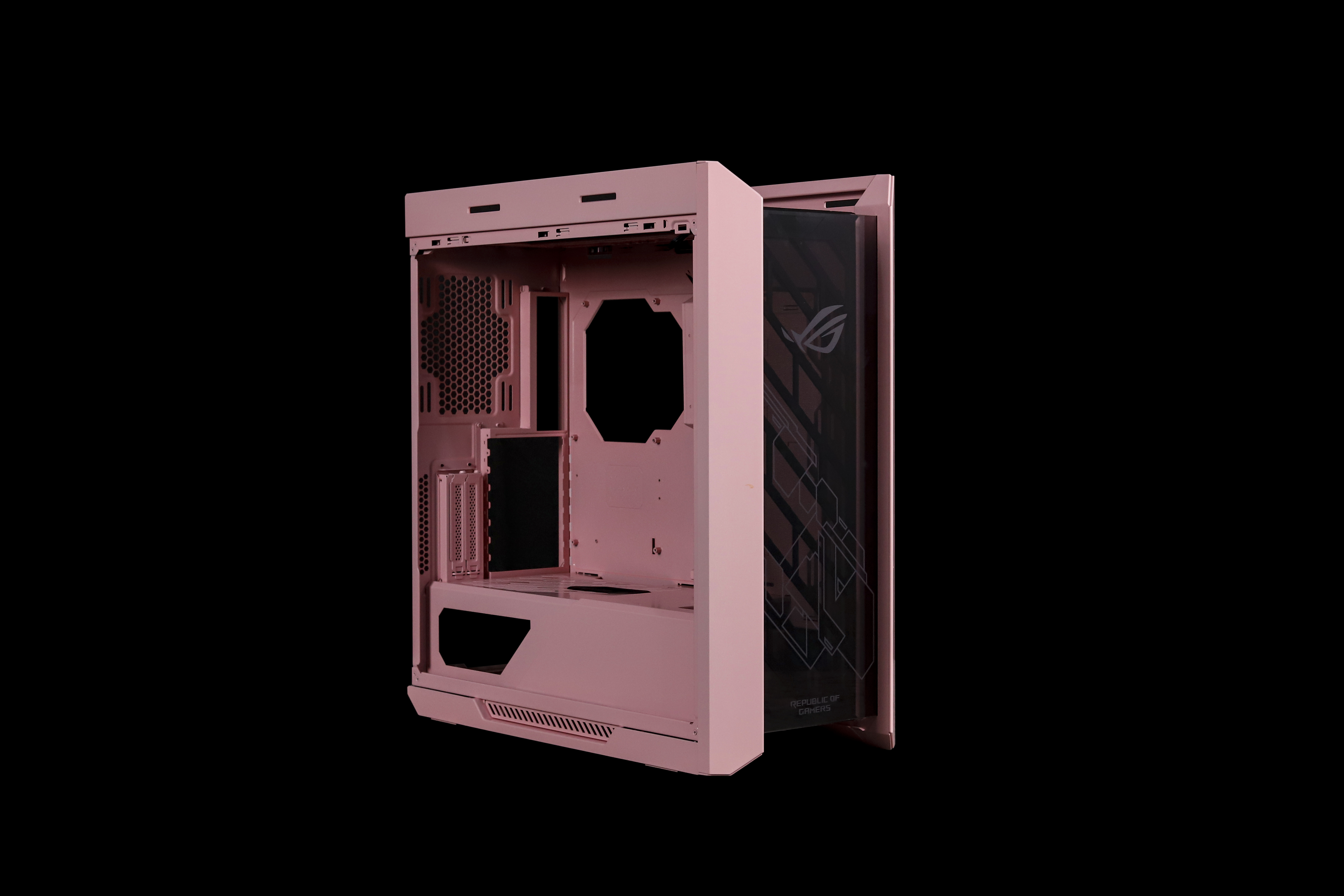 Asus Rog Backround Pink US$ 699.99 - ASUS GX601 Pink ROG Strix Helios RGB ATX/EATX Mid-tower ...