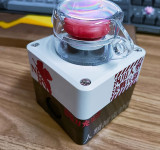 Copy Evangelion EVA Wireless Desktop Power Button for PC(Laptop is not compatible), Atomic Nuclear Bomb Launch Button