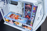One Piece-Nika Customized ASUS GR701 EATX full-tower computer case with semi-open structure, tool-free side panels, supports up to 2 x 420mm radiators, built-in graphics card holder,2xType-C