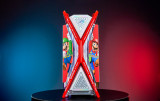 Mario Customized ASUS GR701 EATX full-tower computer case with semi-open structure, tool-free side panels, supports up to 2 x 420mm radiators, built-in graphics card holder,2xType-C
