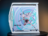 TianXuan Girl Customized ASUS GR701 EATX full-tower computer case with semi-open structure, tool-free side panels, supports up to 2 x 420mm radiators, built-in graphics card holder,2xType-C