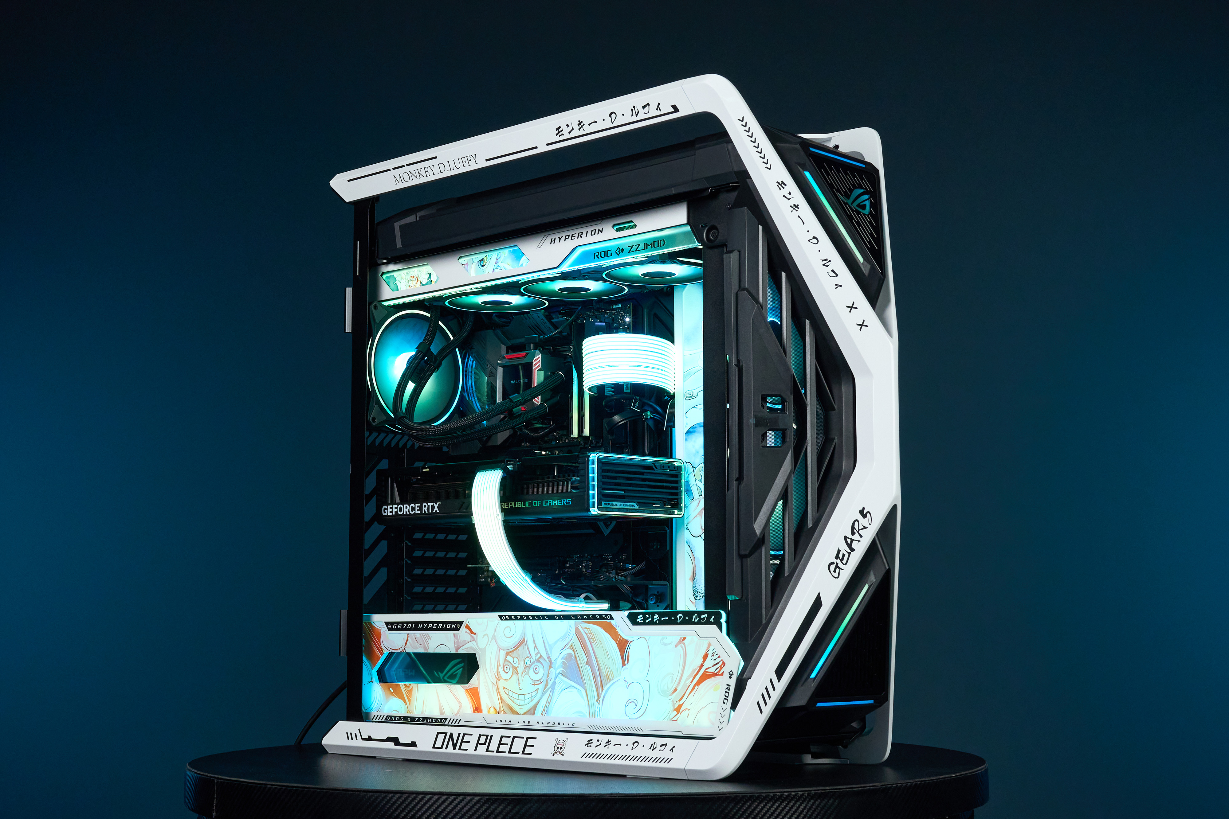 US$ 899.99 - One Piece-Luffy Customized ASUS GR701 EATX full-tower