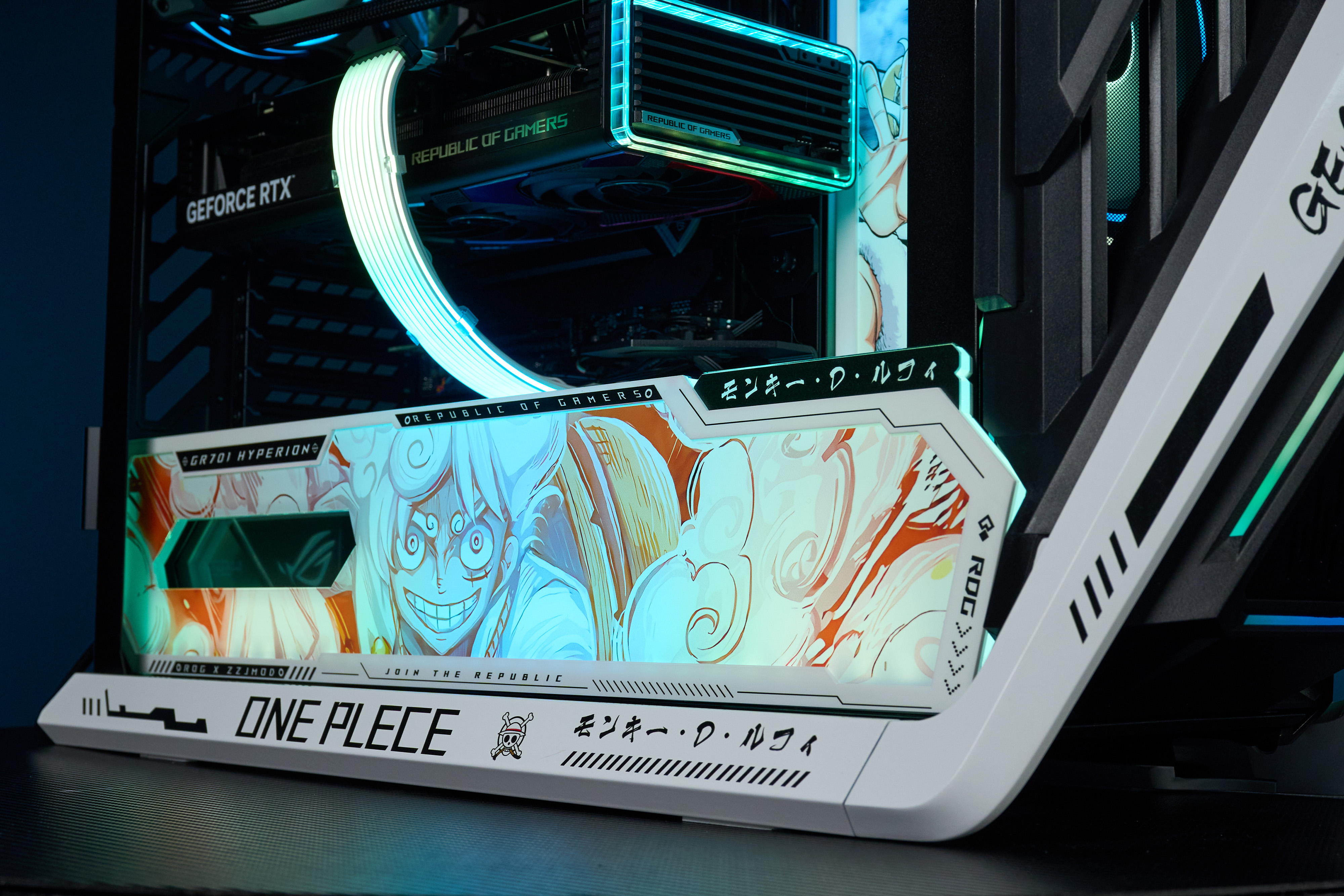 US$ 899.99 - One Piece-Luffy Customized ASUS GR701 EATX full-tower