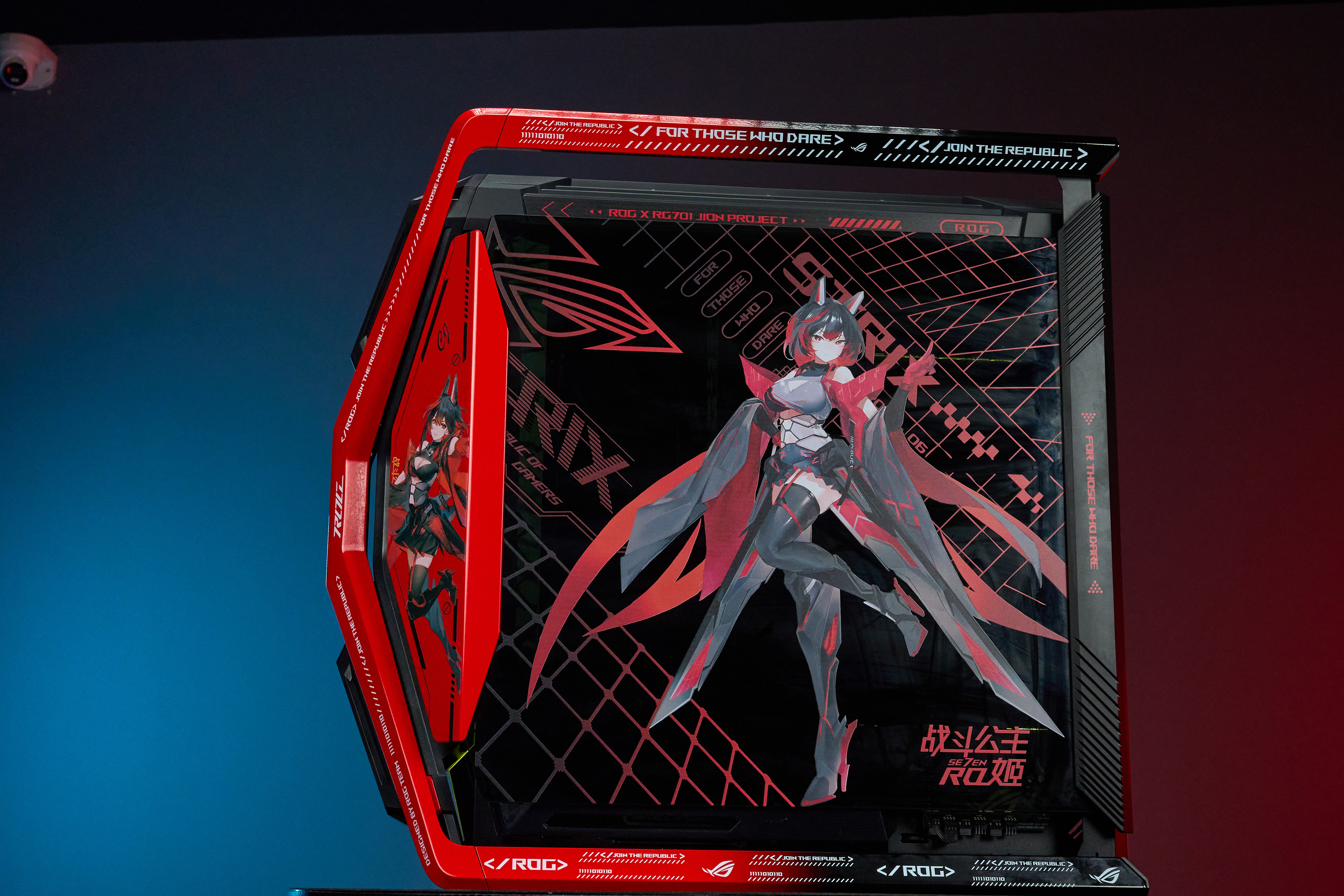 【新品】SE7EN ASUS フィギュア REPUBLIC OF GAMERS US$ 899.99 - ROG Se7en Customized ASUS GR701 EATX full-tower