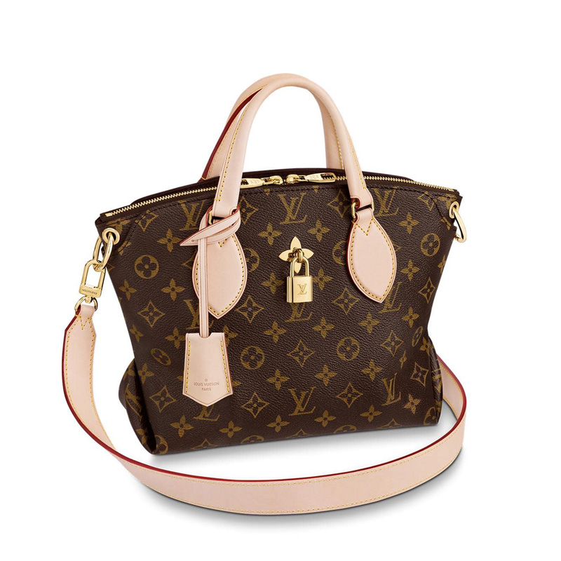flower zipped tote