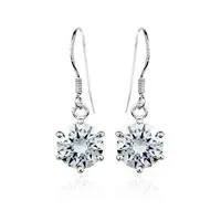 silver earring530398(7mm)