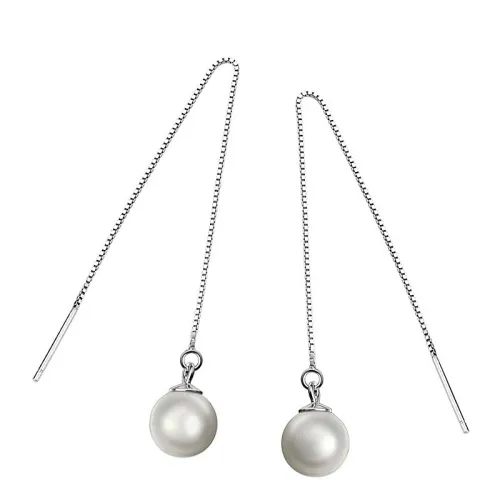 silver earring MLE91