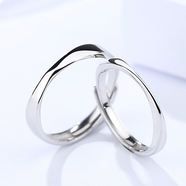 Silver Couple ring 399
