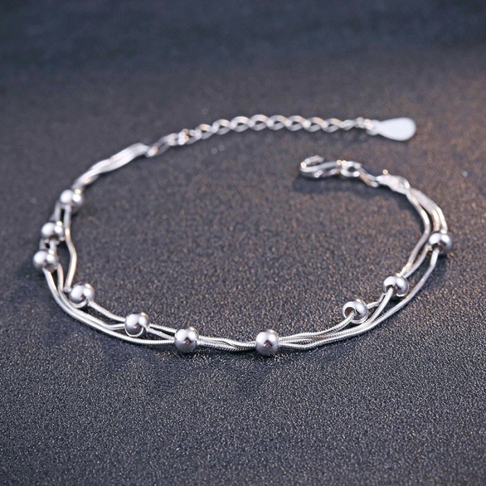 silver bracelet MLL148