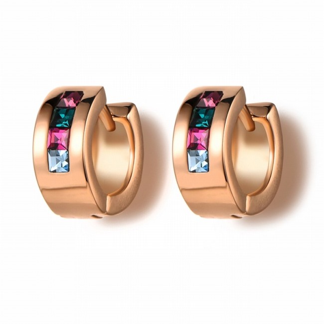 round multicolor earring 81445