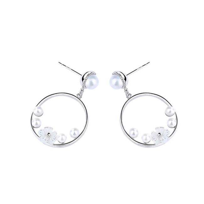 silver earring MLE1408