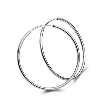 silver earring630137(50mm)