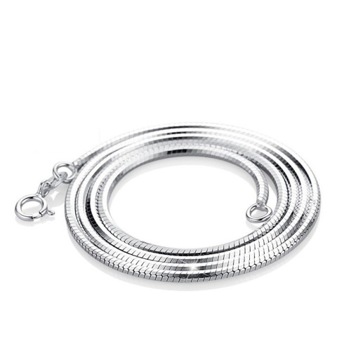 silver necklace MLA201506(18')