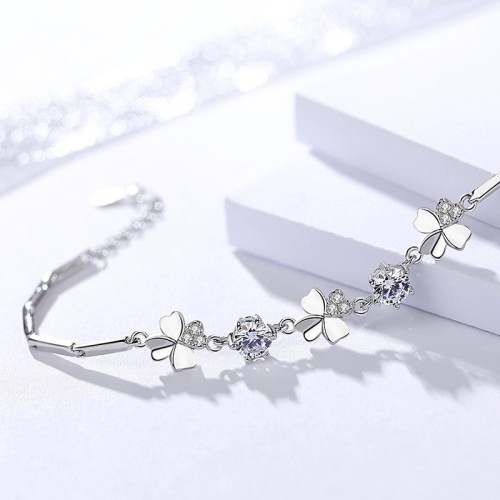 Silver Clover bracelet 20210904