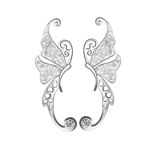 Silver Butterfly Earrings 246