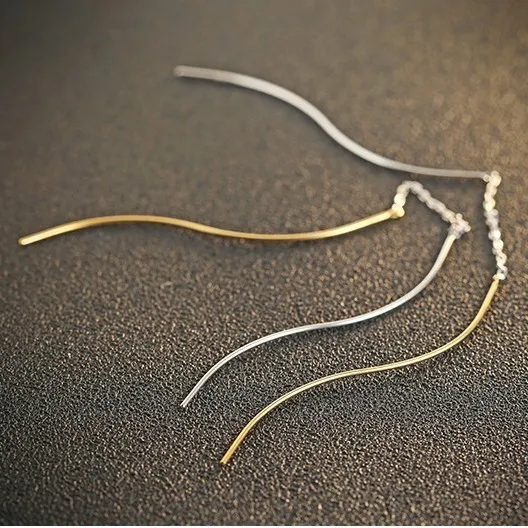 silver earring MLE446