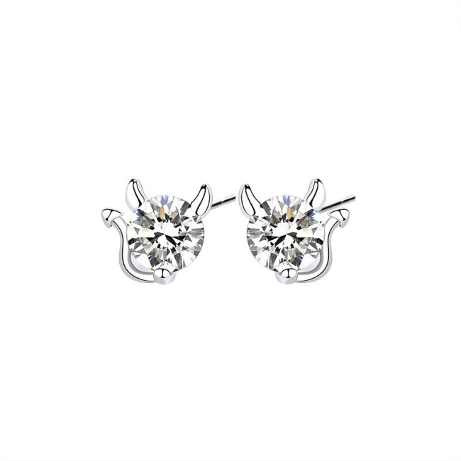 silver earring MLE780-1