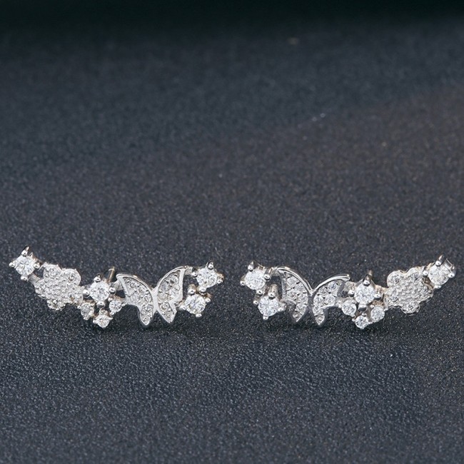 silver earring MLE179