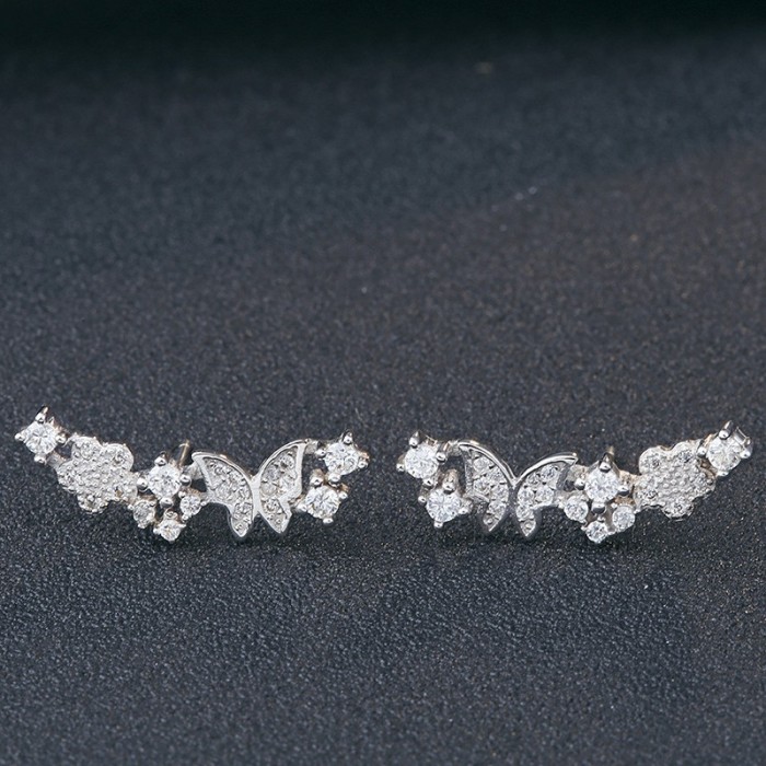 silver earring MLE179