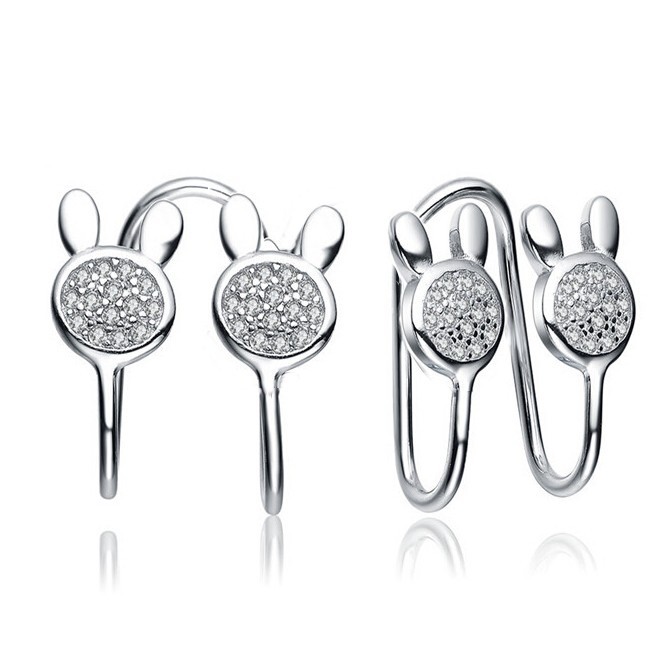 silver earring H71847