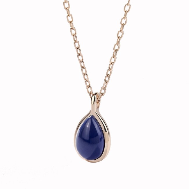 silver drop necklace MLA1020b